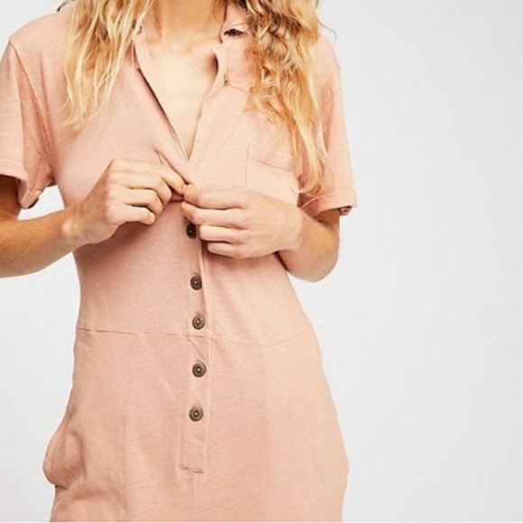 FP Beach - Get Around Jumpsuit - Rose Moon - Small - Picture 11 of 11